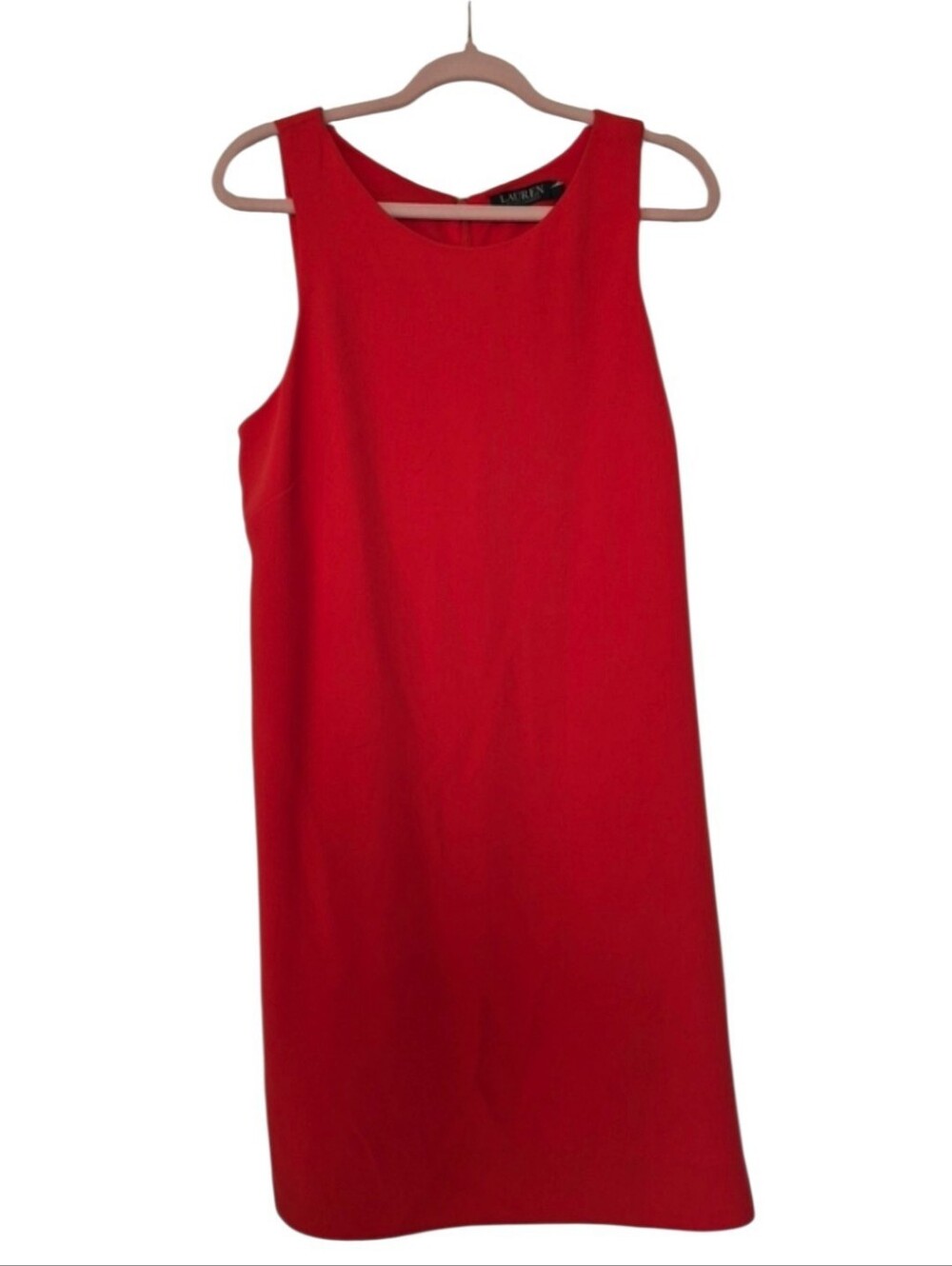 Lauren Ralph Lauren Size 16 Orange Shift Dress